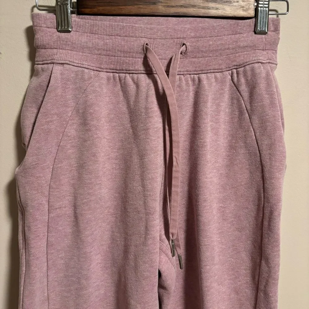 Lululemon Scuba High-Rise Jogger Heathered Pink Taupe- Size 2